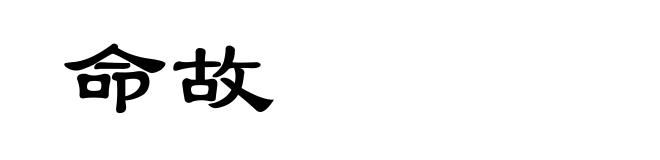 命故