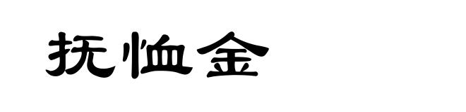 抚恤金