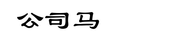 公司马