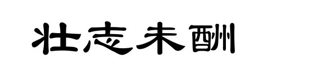 壮志未酬