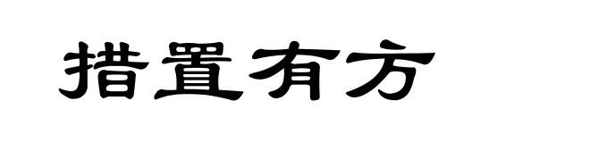 措置有方