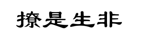撩是生非