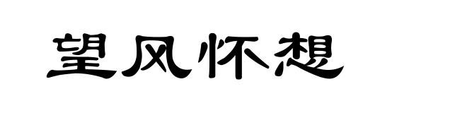 望风怀想