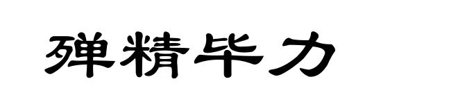 殚精毕力