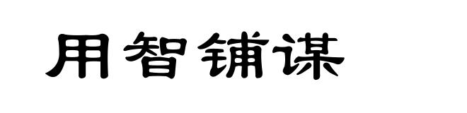 用智铺谋