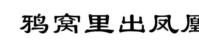 鸦窝里出凤凰