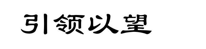 引领以望