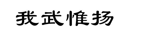 我武惟扬