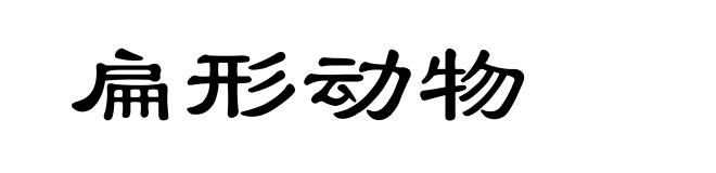 扁形动物