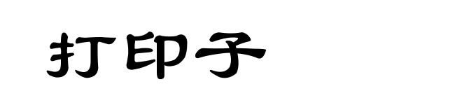 打印子