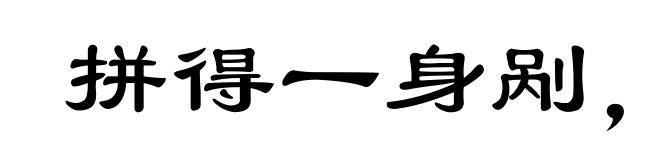 拼得一身剐，敢把皇帝拉下马