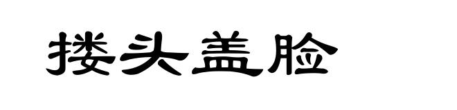 搂头盖脸