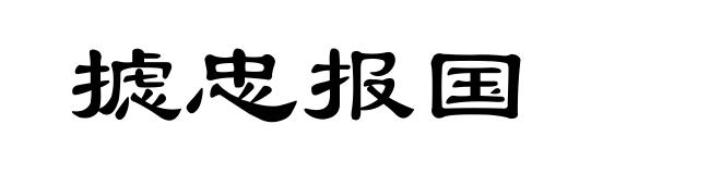 摅忠报国