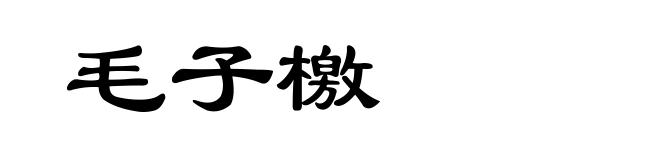 毛子檄