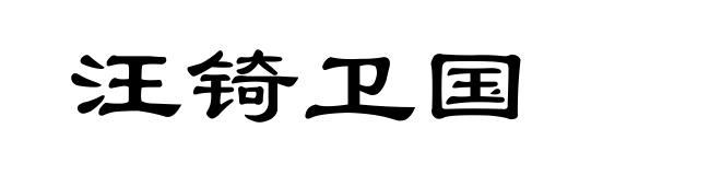 汪锜卫国