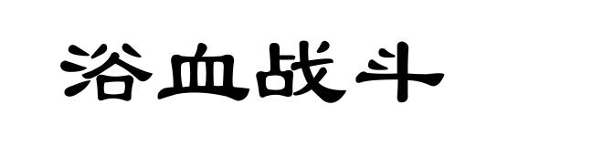 浴血战斗