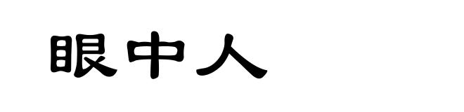 眼中人