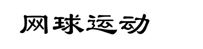 网球运动