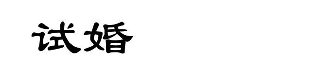 试婚