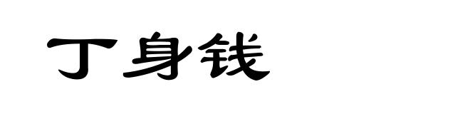 丁身钱