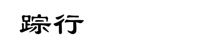 踪行