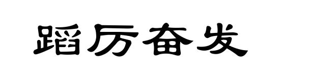 蹈厉奋发