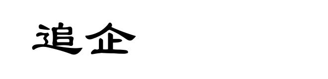 追企
