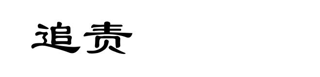 追责