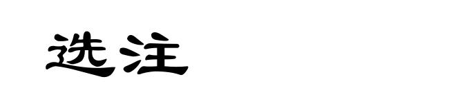 选注