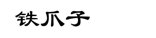 铁爪子