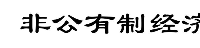 非公有制经济