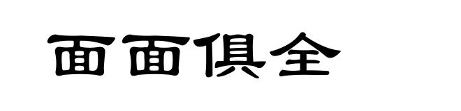 面面俱全