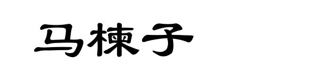 马楝子