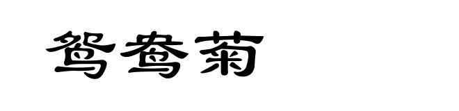 鸳鸯菊