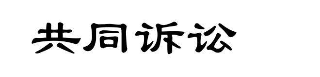 共同诉讼