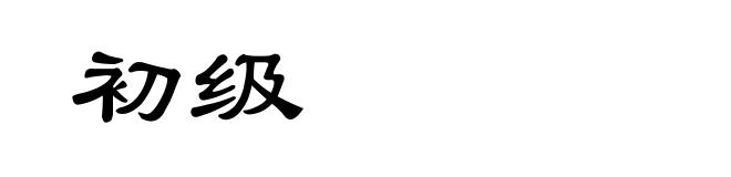 初级