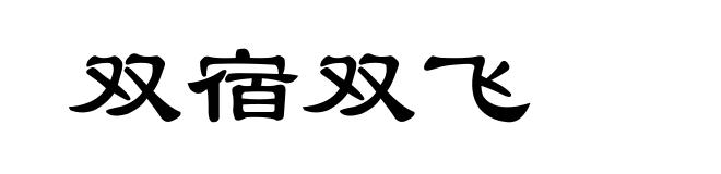 双宿双飞