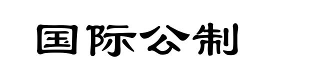 国际公制