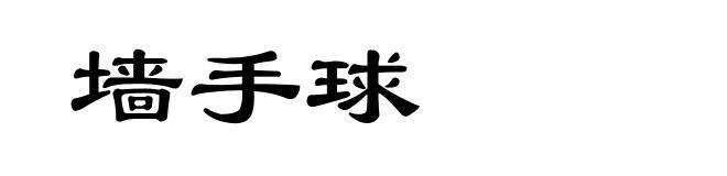 墙手球
