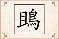 鴡怎么写